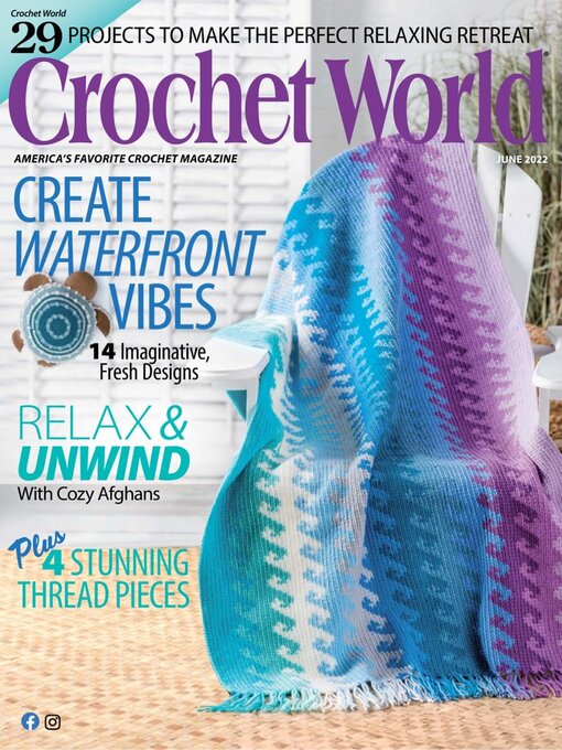 Imagen de portada para Crochet World: Jun 01 2022